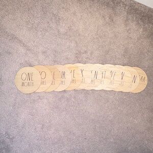 Wooden Milestone Discs